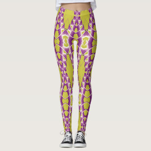 Leggings Un motif coloré vintage "Ratti_Creative_Arts" L