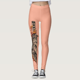 Leggings Une épée de style japonais (katana ou similaire) a