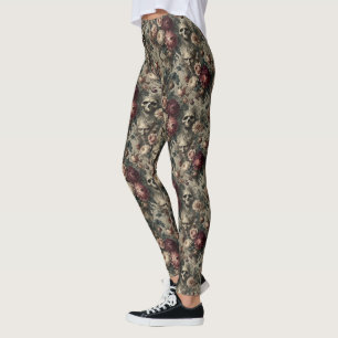Leggings Une floraison à attendre - gothique victorien