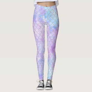 Leggings Une galaxie de sirène Série Conception 1 