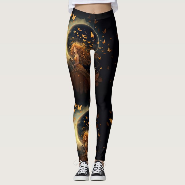 Leggings Univers de la souris à tête rouge (Devant)