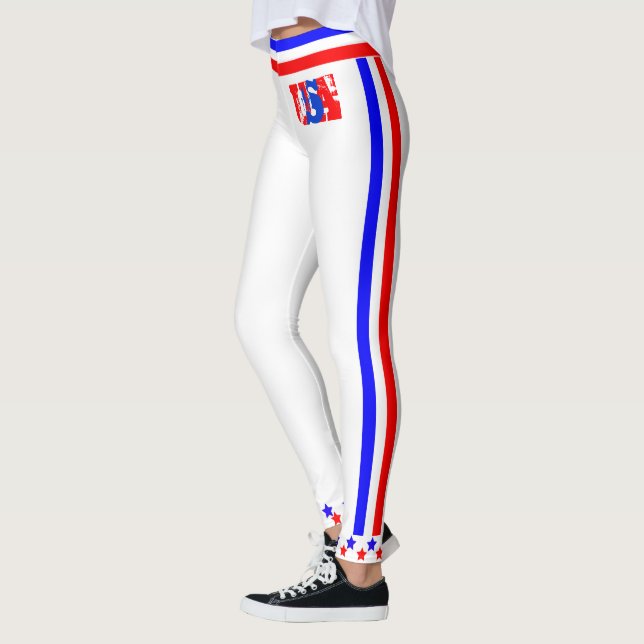 Leggings USA Stars and Stripes (cust.) (Gauche)