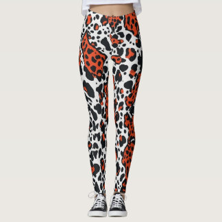 Leggings vache amusante 