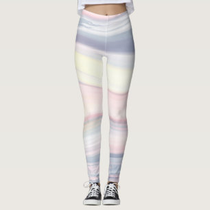 Leggings Vague de couleur arc-en-ciel