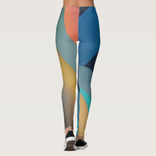 Leggings Vagues Abstraites et tourbillons 29
