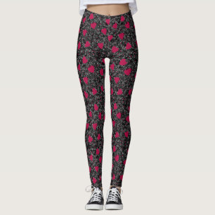 Leggings Valentine Heart Art