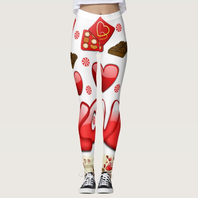 leggings valentine hearts (Front)