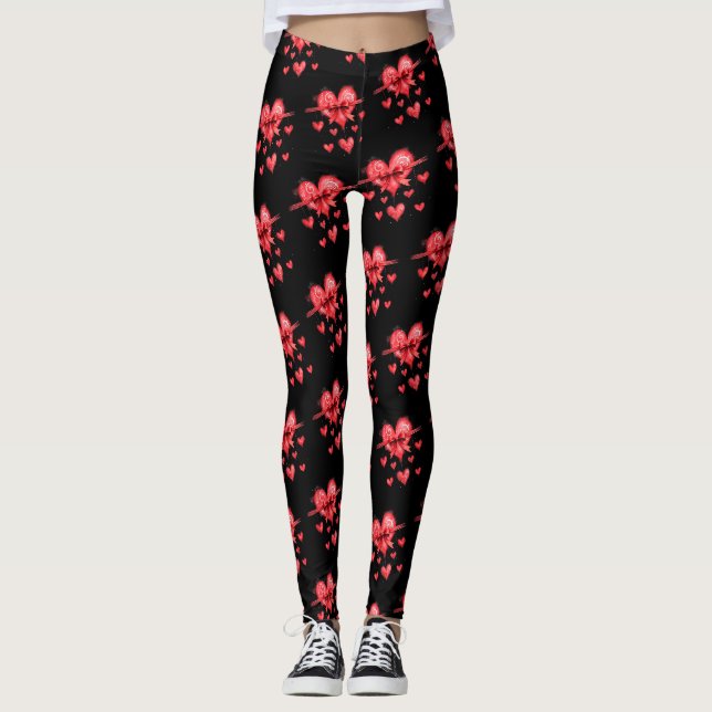 Leggings Valentine's Day Love & Hearts Collection ❤️ (Devant)