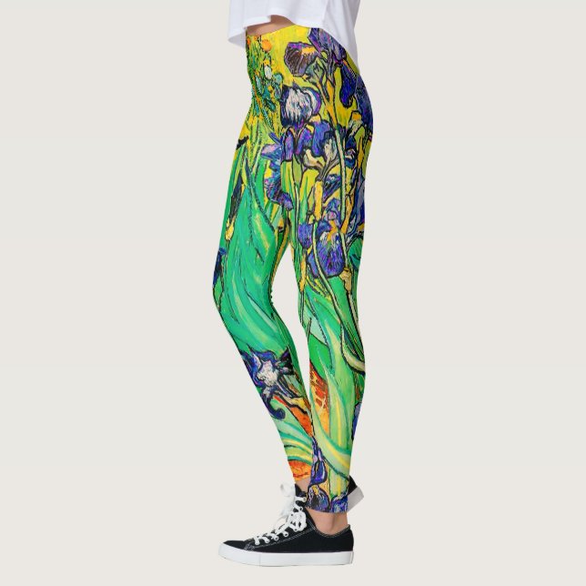 Leggings Van Gogh Irises/Purple/St. Roi (Gauche)