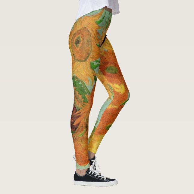 Leggings Vase avec douze tournesols par Vincent van Gogh (Droite)