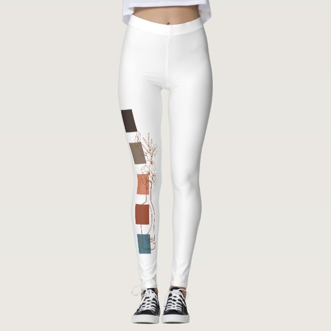 Leggings Vase de fleurs (Devant)