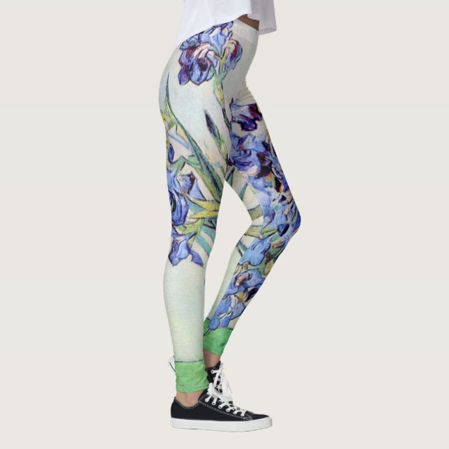Leggings Vase de fleurs avec iris de Vincent van Gogh (Droite)