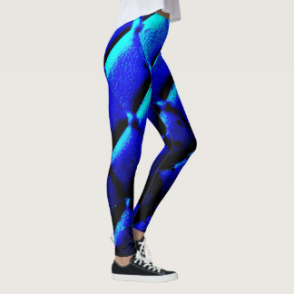 Leggings Velours de bleu de Drak