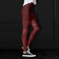 Velvety Henna Damask | Grunge rouge