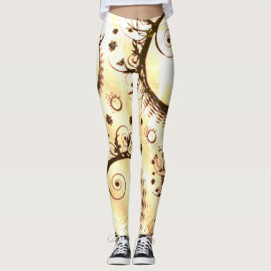 Leggings Verdredi Swirls Fancy Confy Pantalons de Yoga