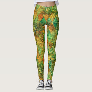 Leggings Verre coloré géométrique décoratif moderne