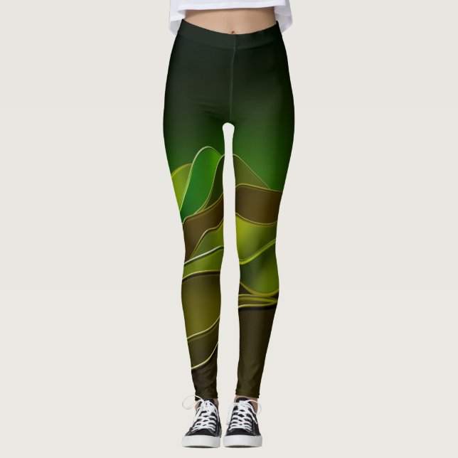 Leggings vert (Devant)
