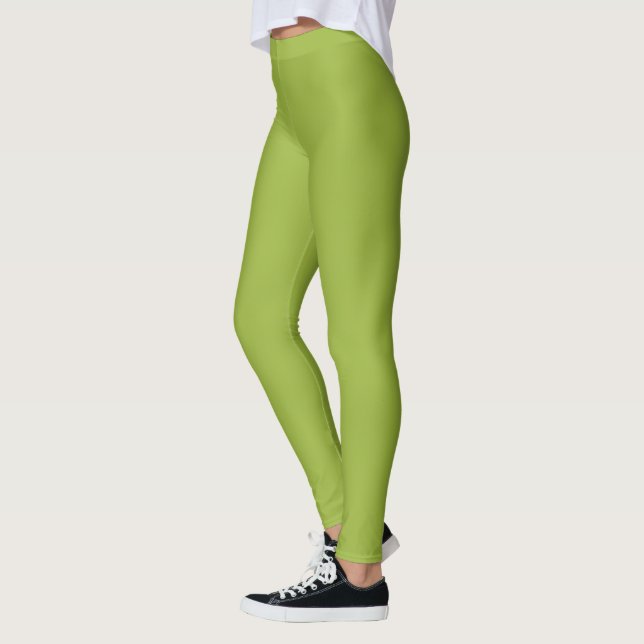 Leggings   Vert citron moyen (couleur solide) jaune-vert (Gauche)