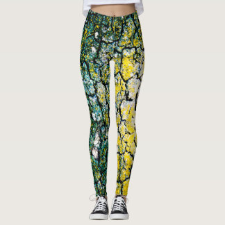 Leggings Vert et jaune