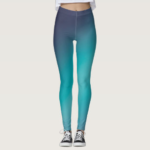 Leggings Vert gris clair de lune ombre