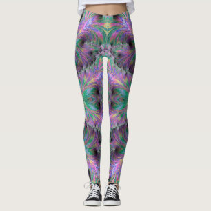 Leggings ~ vert pourpre ~ Original