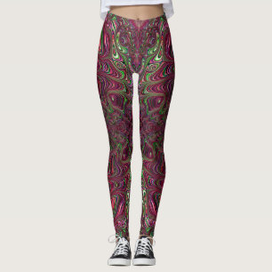 Leggings ~ vert rouge ~ Original