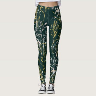 Leggings vert sauvage