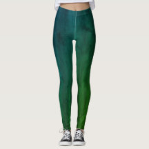 Leggings verts et bleus