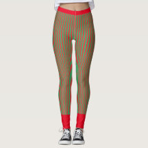 Leggings VERTS ET ROUGES