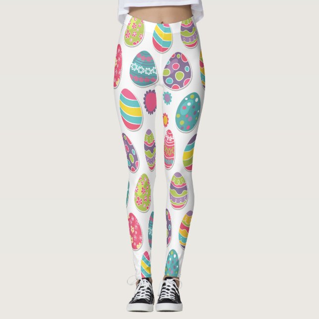 Leggings Vêtement orienté des guêtres | Pâques d'oeuf de (Devant)