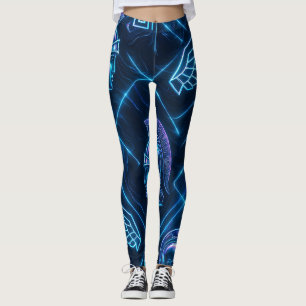 Leggings Vêtements actifs Néon Déesse Grecque Athéna Futu