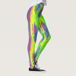 Leggings Vêtements Motifs verticaux Camo Arc-en-ciel de Ne