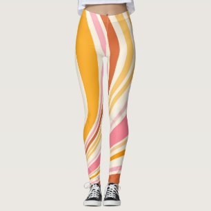 Leggings Vibes rétro colorées