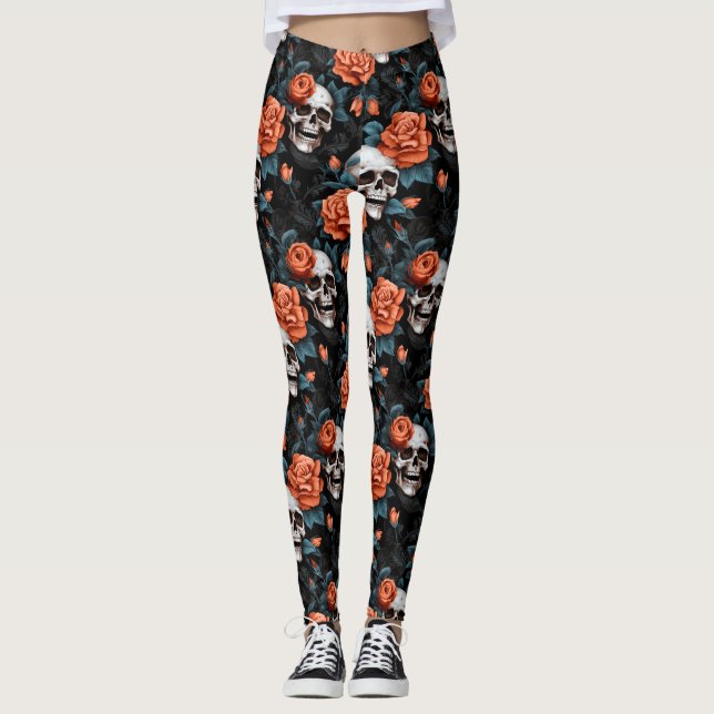 Leggings Vie et mort (Devant)