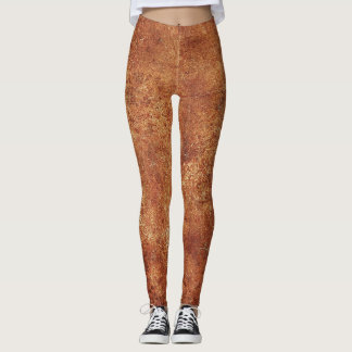 Leggings Vieux Grunge Texture métallique rustique
