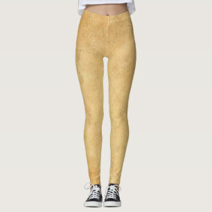 Leggings Vieux modèle de papier utilisé élégant à la mode