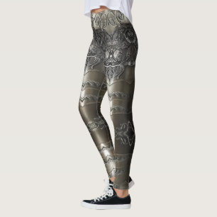 Leggings Viking Armor Design abstrait