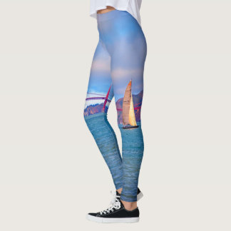 Leggings Ville de ~ de Baie de San Franciso par les guêtres