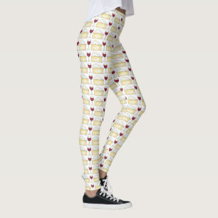Leggings Vin rouge et fromage brie Légumineuses