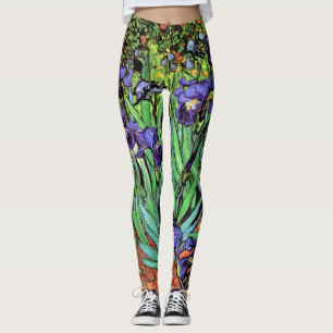 Leggings Vincent Van Gogh - Iris - Amoureux des Fleurs Beau