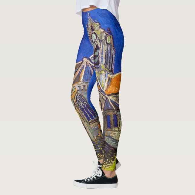 Leggings Vincent van Gogh - L'église d'Auvers (Gauche)