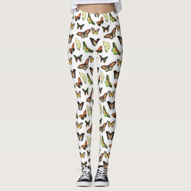 Leggings Vintage Butterflies (Devant)