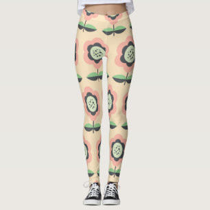 Leggings Vintage classique : Floral Design sans joint