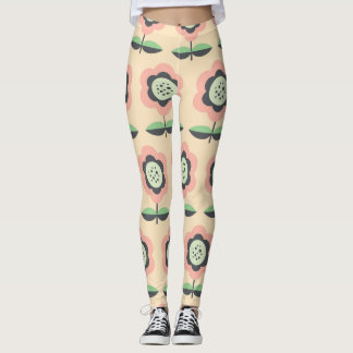 Leggings Vintage classique : Floral Design sans joint
