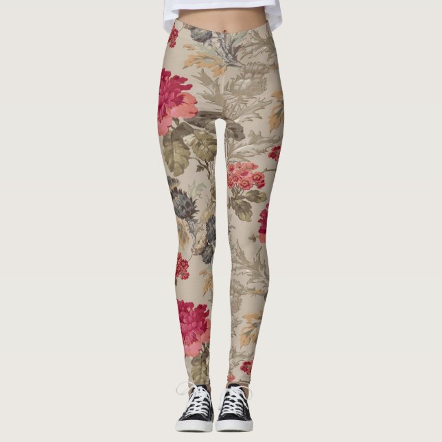 Leggings vintage floral (Devant)