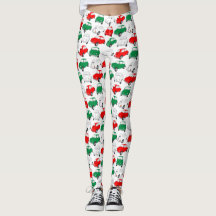 Leggings vintages de Motif de voiture italien