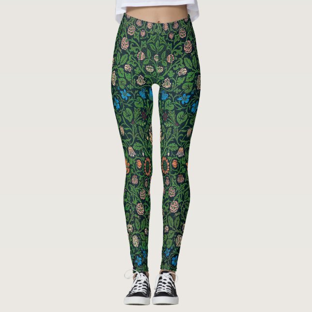 Leggings Violet and Columbine, William Morris (Devant)