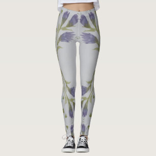 Leggings Violet Et Bleu