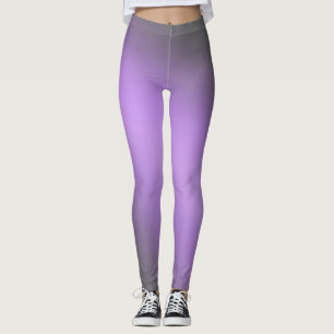 Leggings Violet gris clair de lune ombre effet