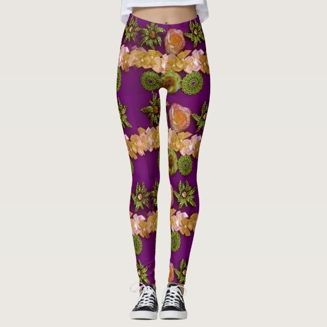 Leggings violets (Devant)